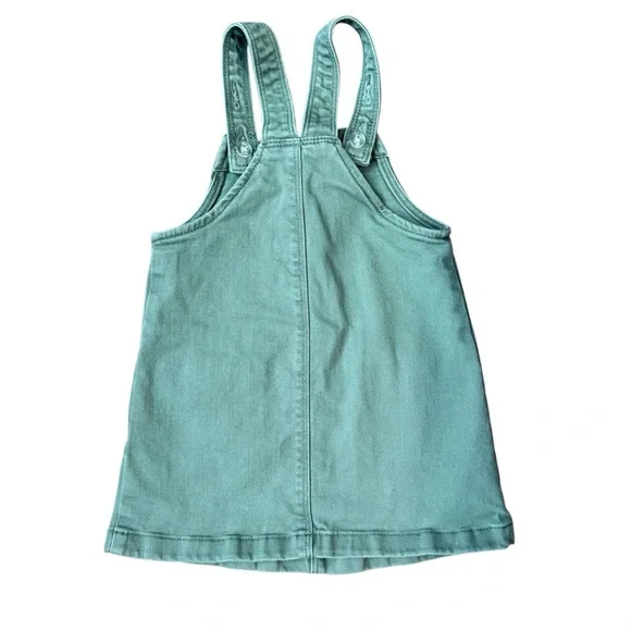 Old Navy Kids green Denim dress jumper, size 2T - Picture 3 of 5